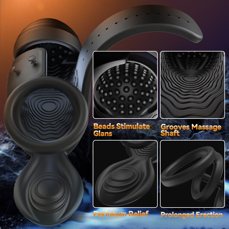 Emma - Delay Ejaculation Desensitization Training 7 Vibration Masturbation Penis Vibrator - Tophatter Daily Deals