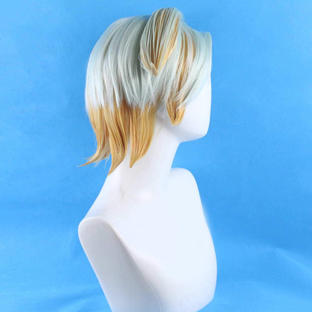 Pokemon Sword And Shield Gordie White Yellow Cosplay Wig Wig - Tophatter Daily Deals
