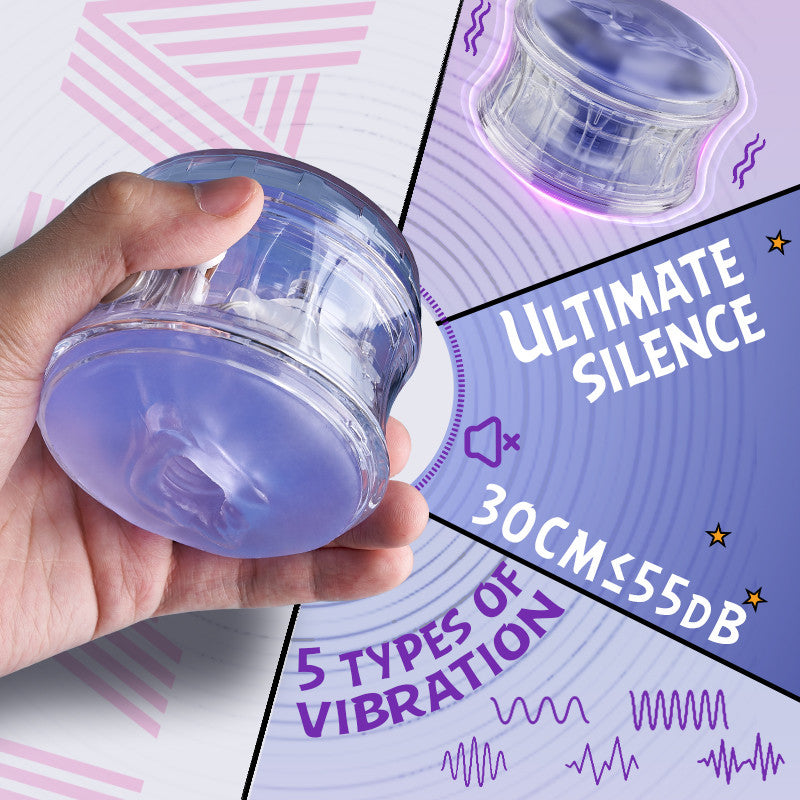 DOIFX-Pocket Girl 5 Vibration Modes Vagina + Anal Double Entrance Male Masturbator Masturbation Cup - Tophatter Daily Deals