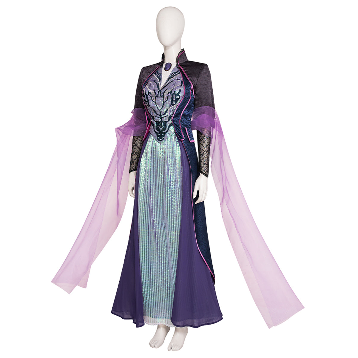 MAV Agatha All Along Ghost Agatha Harkness Cosplay Costume Costume - Tophatter Daily Deals
