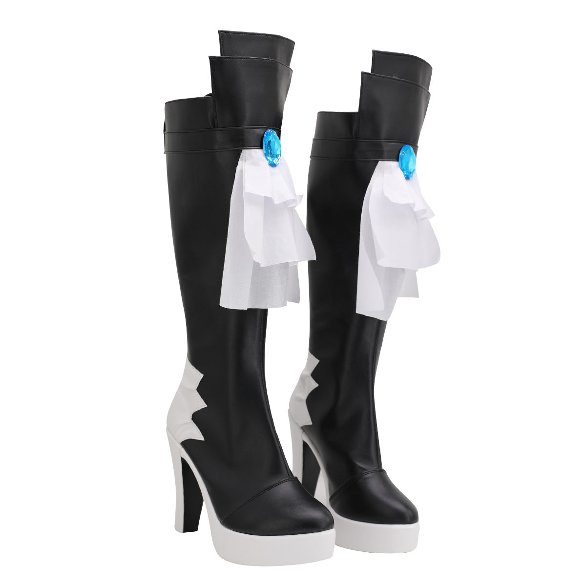 Final Fantasy XIV Shadowbringers 5.0 FF14 Boss Gaia Black Shoes Cosplay Boots Shoes/Boots - Tophatter Daily Deals