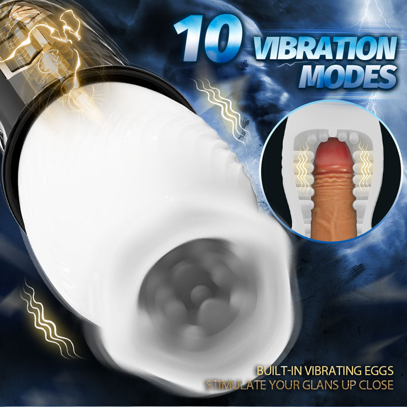 Tornado - 10 Vibration 5 Rotation Automatic Stroker Masturbation Cup - Tophatter Daily Deals