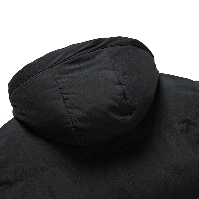 Waterproof Cozy Men's Parka Jacket - Long Quilted, For Cold - Tophatter Daily Deals