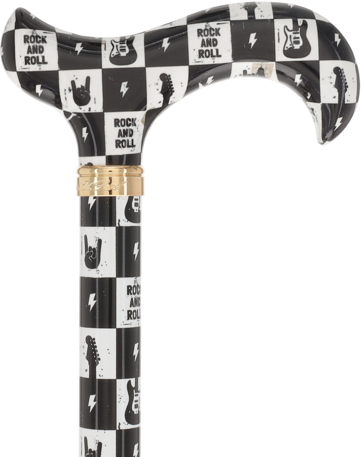HD Pattern Designer Cane - Matching Handle & Shaft - Durable Adjustable Aluminum - Tophatter Daily Deals