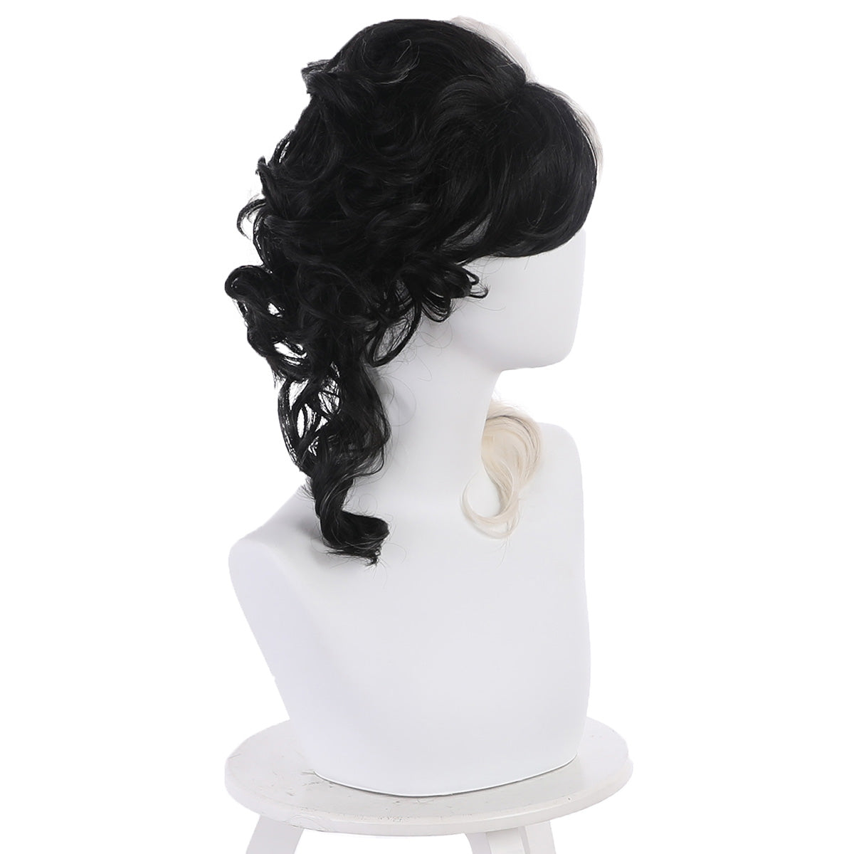 Disney Movie Cruella de Vil Black Silver Cosplay Wig D Edition Wig - Tophatter Daily Deals