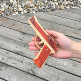 Wooden M9 Replica Rubber Band Gun - Tophatter Daily Deals