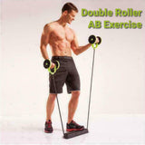 Rolling Wheel for ABS - Portable Ab Wheel Fitness Abdominal Roller Leg Exercise ABS Workout Training Exercise & Fitness - Tophatter Daily Deals