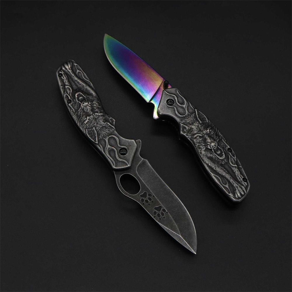 Lone Wolf Pocket Folding Knife - Tophatter Daily Deals