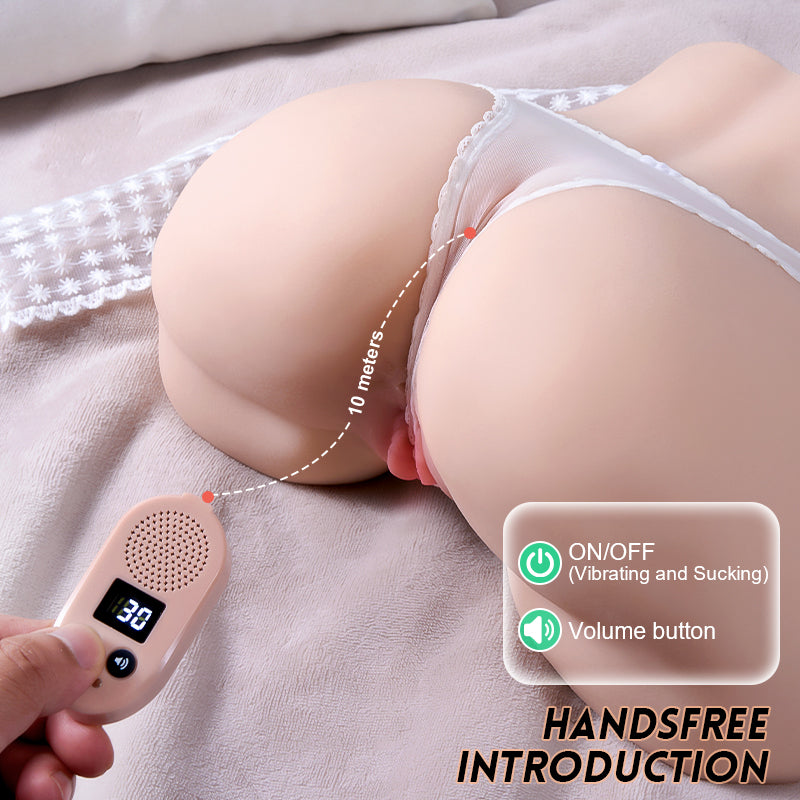 Kelly - 5 Sucking Vibrating Realistic Butt with Authentic Voice Masturbators - Tophatter Daily Deals