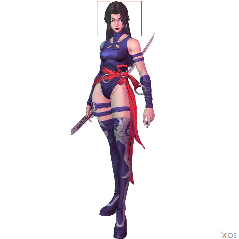 MAV Rivals Vengeance Psylocke Black Cosplay Wig Wig - Tophatter Daily Deals