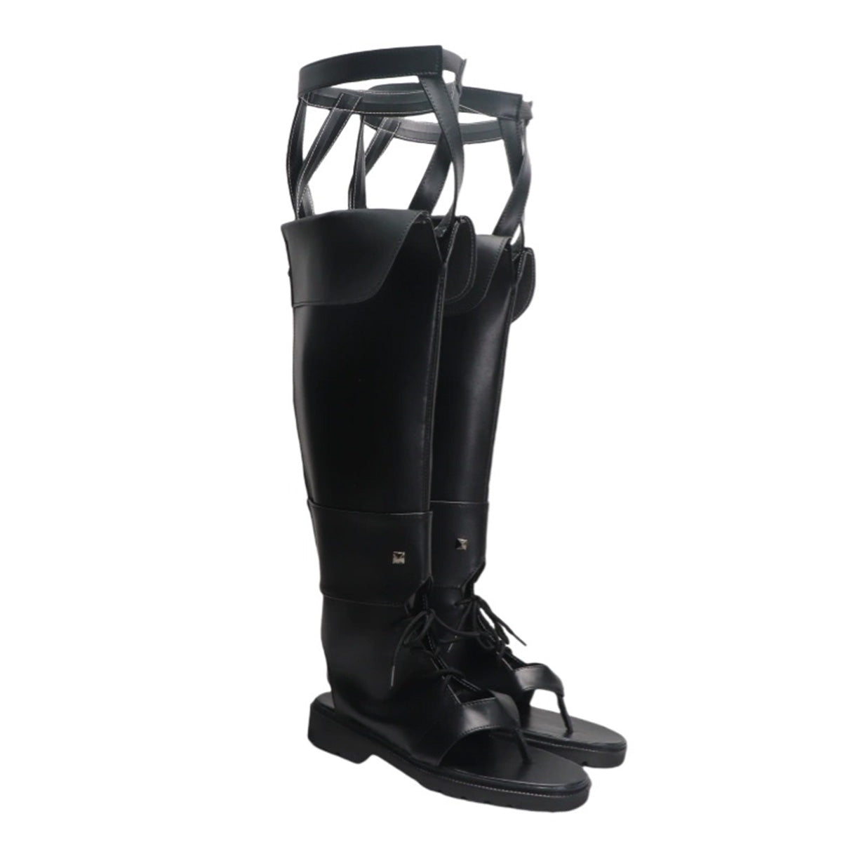 Final Fantasy XIV FF14 Minfilia Warde Black Shoes Cosplay Boots Shoes/Boots - Tophatter Daily Deals
