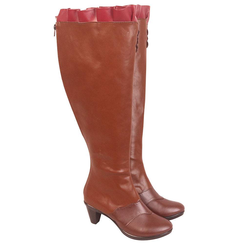 Black Clover Mimosa Vermilion Brown Shoes Cosplay Boots Shoes/Boots - Tophatter Daily Deals