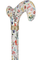 HD Pattern Designer Cane - Matching Handle & Shaft - Durable Adjustable Aluminum - Tophatter Daily Deals