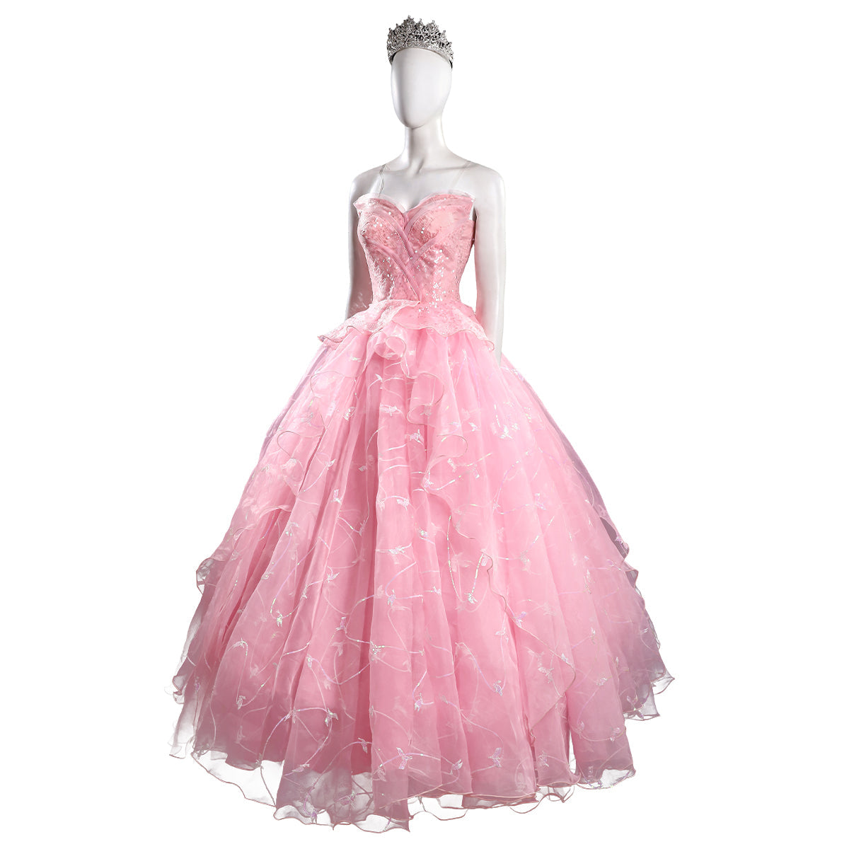 Wicked (2024) Glinda Cosplay Costume Costume - Tophatter Daily Deals