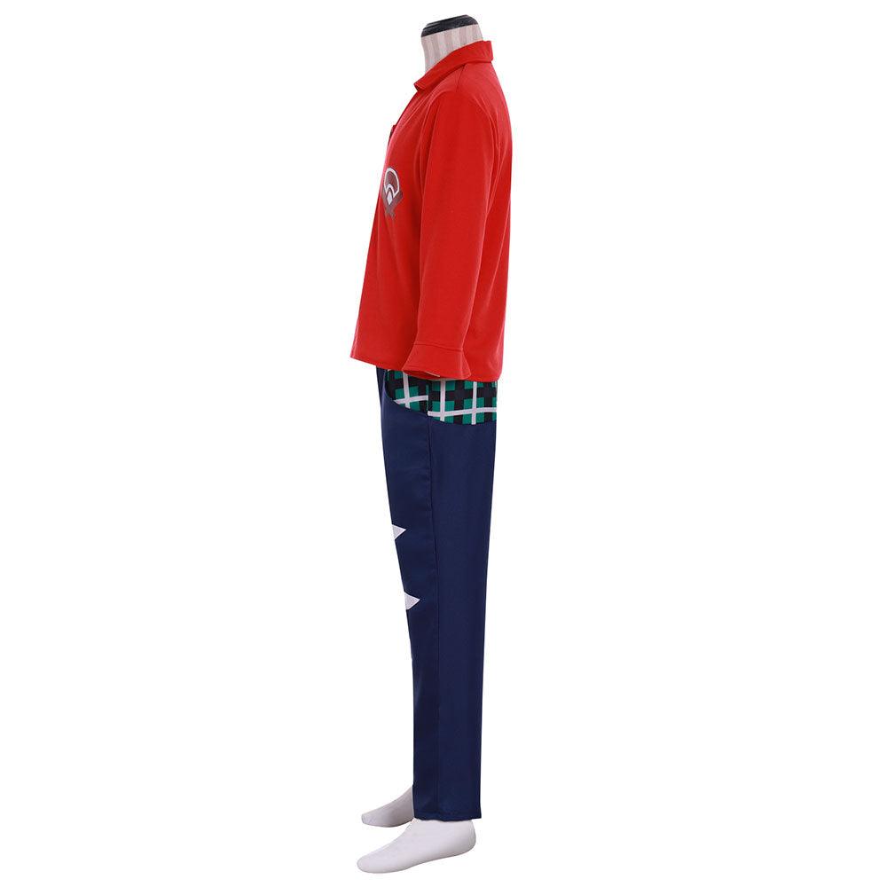 Pokemon Sword and PM Shield Male Trainer Cosplay Costume Costume - Tophatter Daily Deals