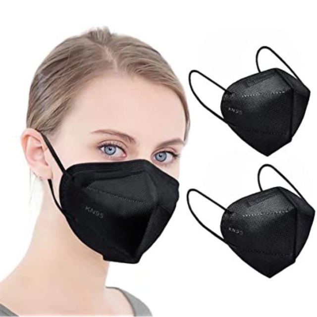 10-Pack Black KN95 Disposable Face Masks Health & Wellness - Tophatter Daily Deals