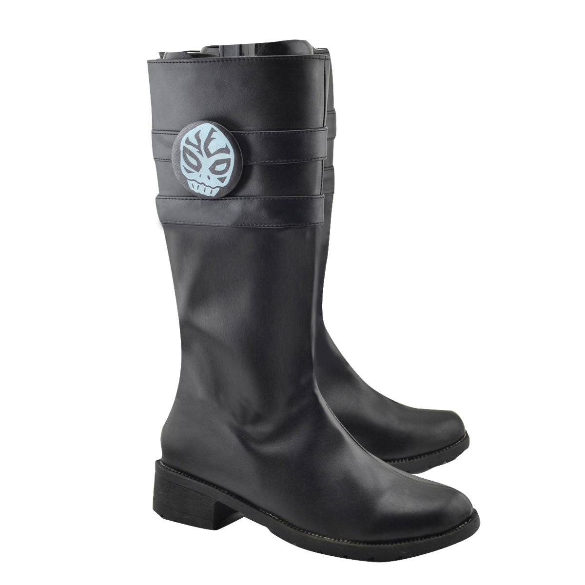 Katekyo Hitman Reborn! Chrome Dokuro Black Shoes Cosplay Boots Shoes/Boots - Tophatter Daily Deals