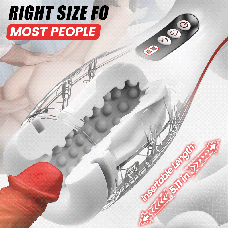 Valeria - 7 Suction Vibrations Voice Moans Masturbator Immersive Interaction Stroker - Tophatter Daily Deals