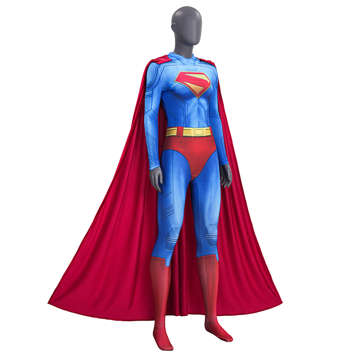 Superheroine Super Woman Jumpsuit Cosplay Costume Costume - Tophatter Daily Deals