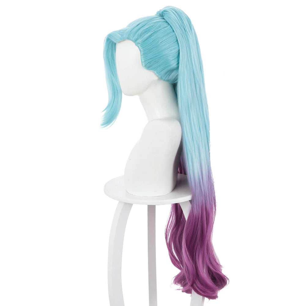 League Of Legends LOL 2020 K/DA KDA All Out Seraphine Blue Cosplay Wig Wig - Tophatter Daily Deals