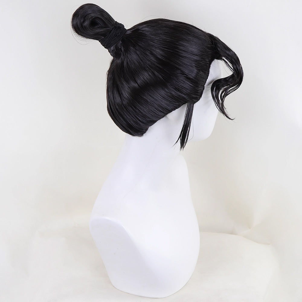 Blue Eye Samurai Mizu Black Cosplay Wig Wig - Tophatter Daily Deals