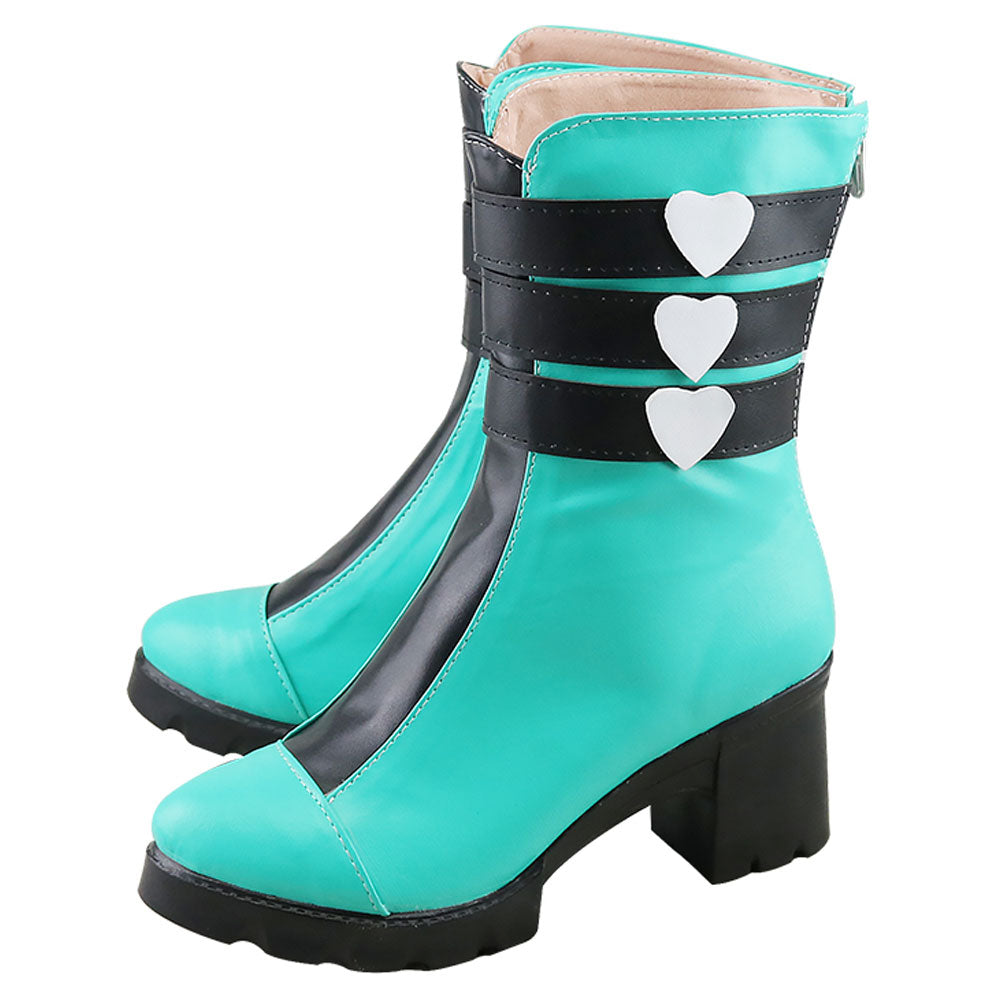 Pokemon Sword And PM Shield Sonia Blue Green Cosplay Shoes Shoes/Boots - Tophatter Daily Deals