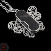 Crystal Diamond Butterfly USB Flash Drive 2.0 Necklace Charm 16 GB USB Flash Drive - Tophatter Daily Deals