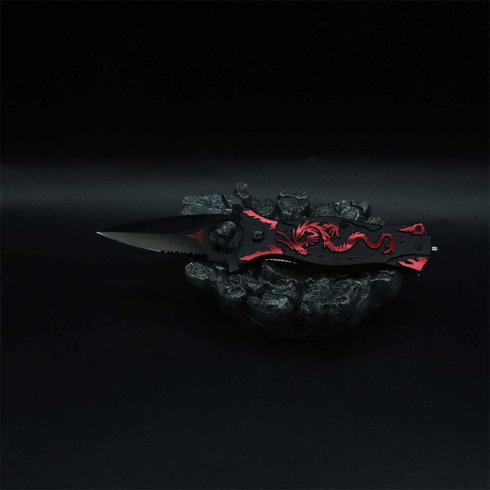 Dragon Totem Skeleton Folding Knife - Tophatter Daily Deals