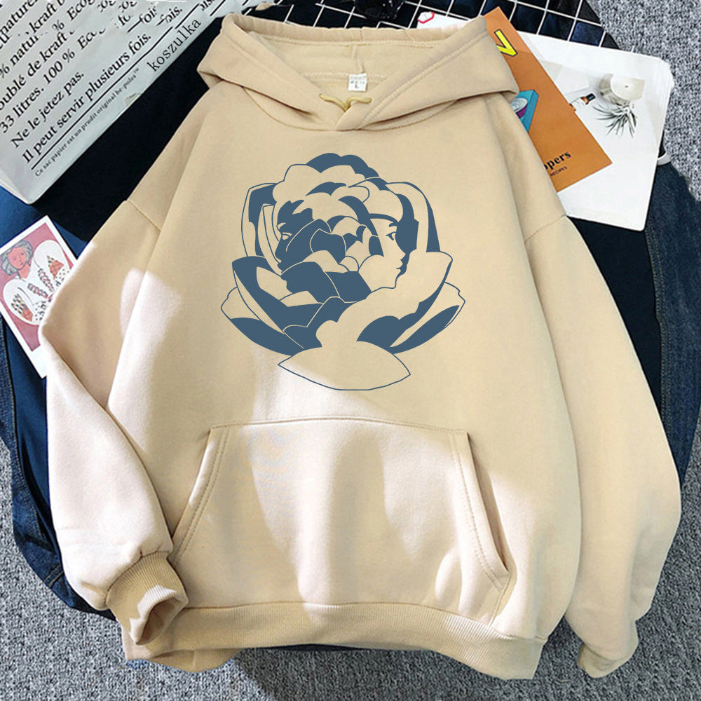 Oversized Cozy Hoodie - Pullover, Polyester, Streetwear Khaki - Tophatter Daily Deals