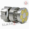 Revolver Bullet Herb Grinder Tobacco Mill - 3 Parts 2 Sizes Smoking Accessories - Tophatter Daily Deals
