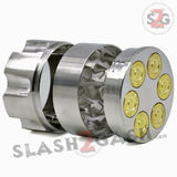Revolver Bullet Herb Grinder Tobacco Mill - 3 Parts 2 Sizes Smoking Accessories - Tophatter Daily Deals