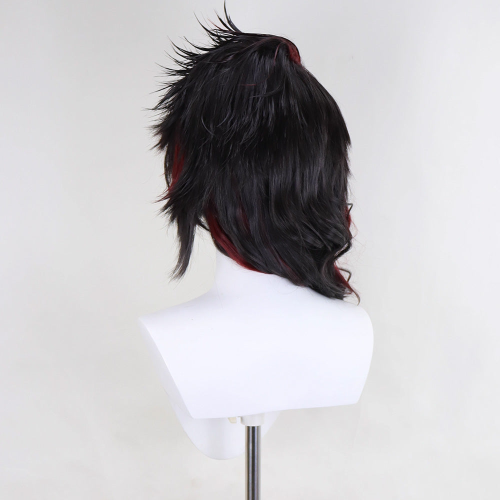 [in stock]Baldur's Gate III BG3 Karlach Black Red Cosplay Wig Wig - Tophatter Daily Deals