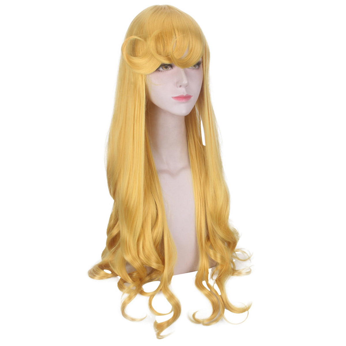 Lacos Disney Sleeping Beauty Aurora Princess Long Wavy Blonde Style Cosplay Wig Wig - Tophatter Daily Deals