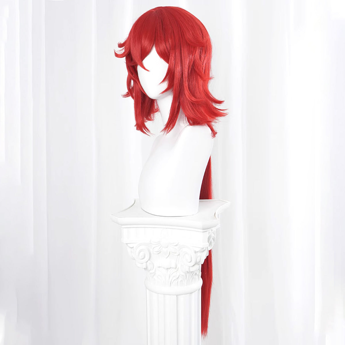 Honkai: Star Rail The Shacklebound Caterina Red Cosplay Wig Wig - Tophatter Daily Deals