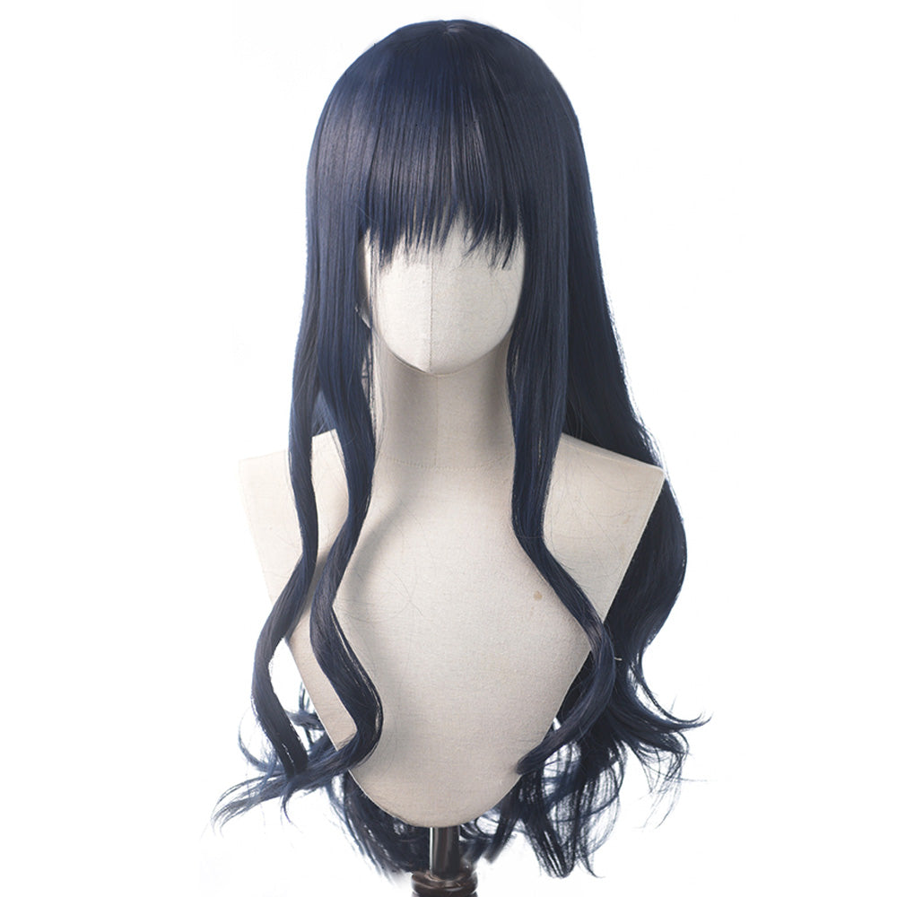 Final Fantasy XIV Shadowbringers 5.0 FF14 Boss Gaia Black Blue Cosplay Wig Wig - Tophatter Daily Deals