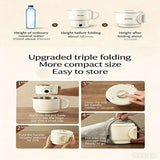 Portable Folding Electric Kettle Electric Kettles - Tophatter Daily Deals