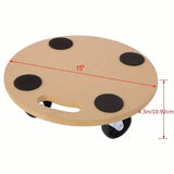 2-Piece: Furniture Moving Dolly Heavy Duty Wood Rolling Mover Home Improvement - Tophatter Daily Deals