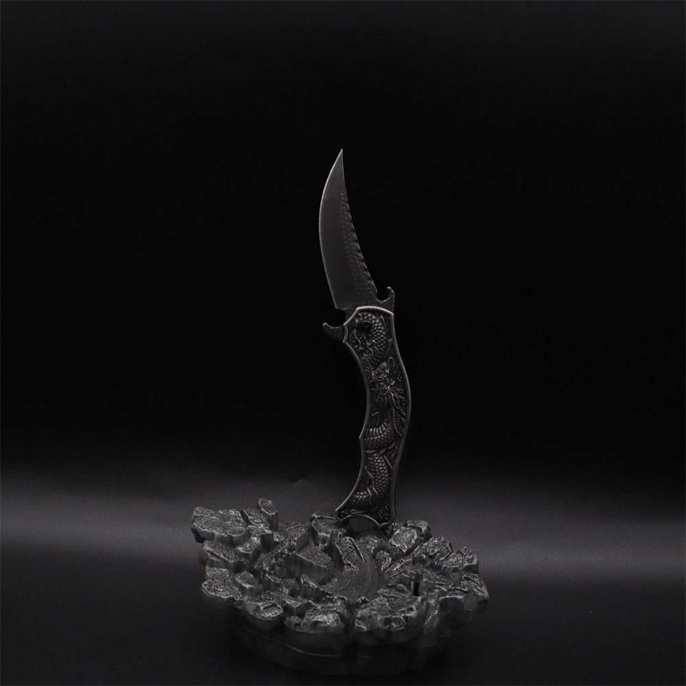 Chinese Dragon Totem Folding Knife - Tophatter Daily Deals