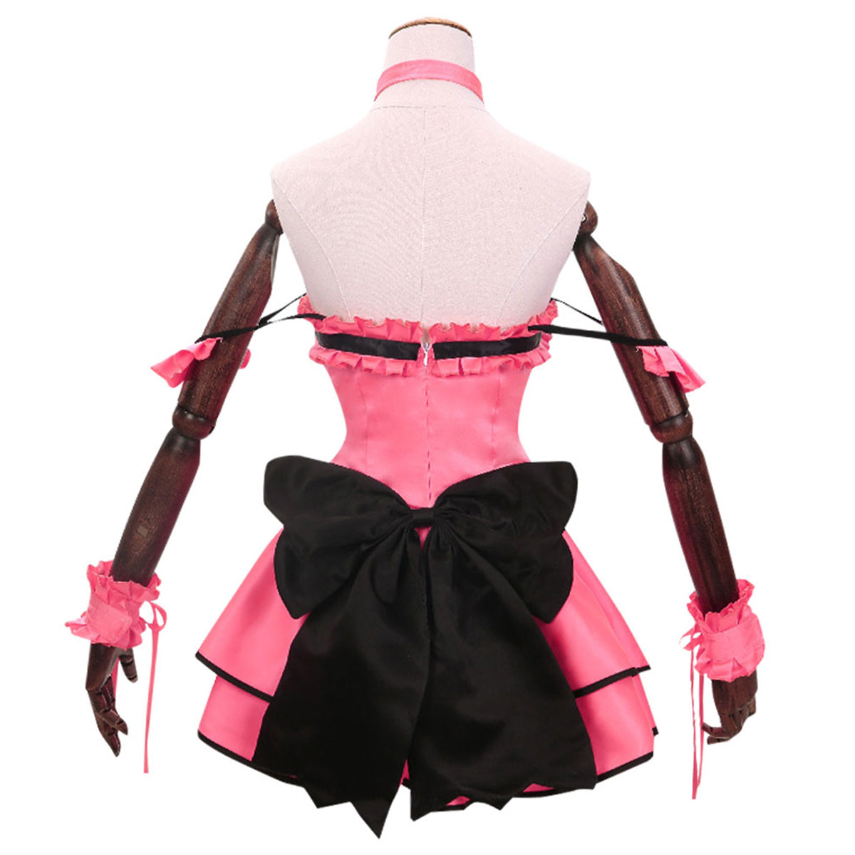 Date A Live Tokisaki Kurumi Nightmare Pink Cat Cosplay Costume Costume - Tophatter Daily Deals