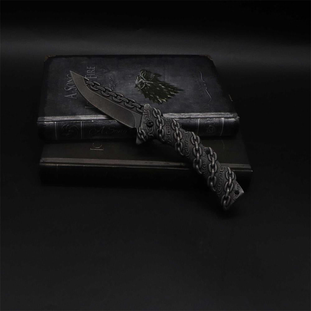 Cool Punk Knife Chain Folding Knife - Tophatter Daily Deals
