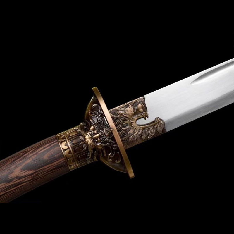 Handmade Tiger High Manganese Steel Chinese Sword - Tophatter Daily Deals