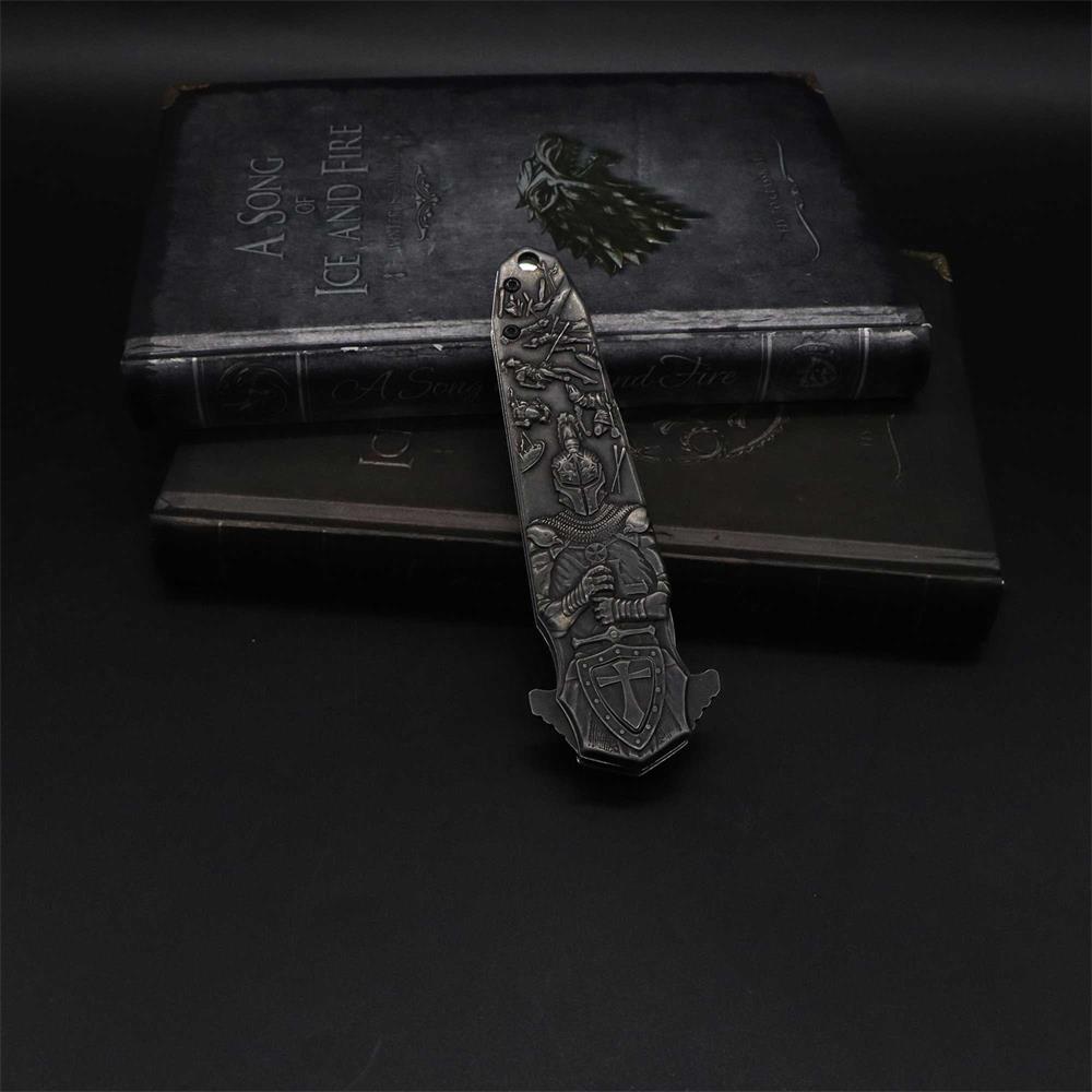 Crusades Knife Knights Templar Folding Knife - Tophatter Daily Deals