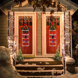 Climbing Santa LED Ladder Lights - 1m Festive Holiday Decoration for Indoor & Outdoor Use, 8 Lighting Modes, Remote Controlled Seasonal Decor - Tophatter Daily Deals