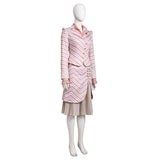 Wicked (2024) Glinda Pinstripe Suit Cosplay Costume Costume - Tophatter Daily Deals