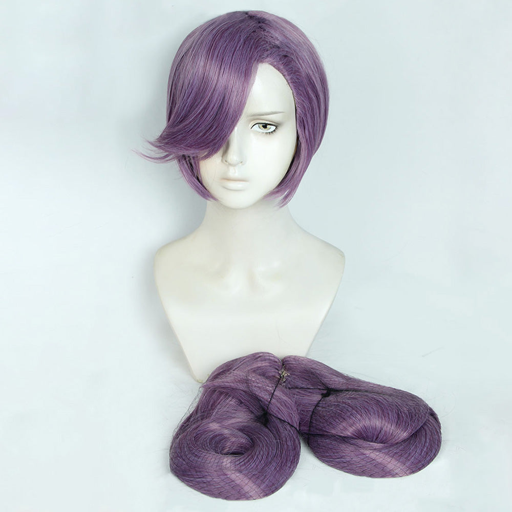 BLEACH TYBW OG GOTEI-13 Saitou Furoufushi Purple Cosplay Wig Prop - Tophatter Daily Deals