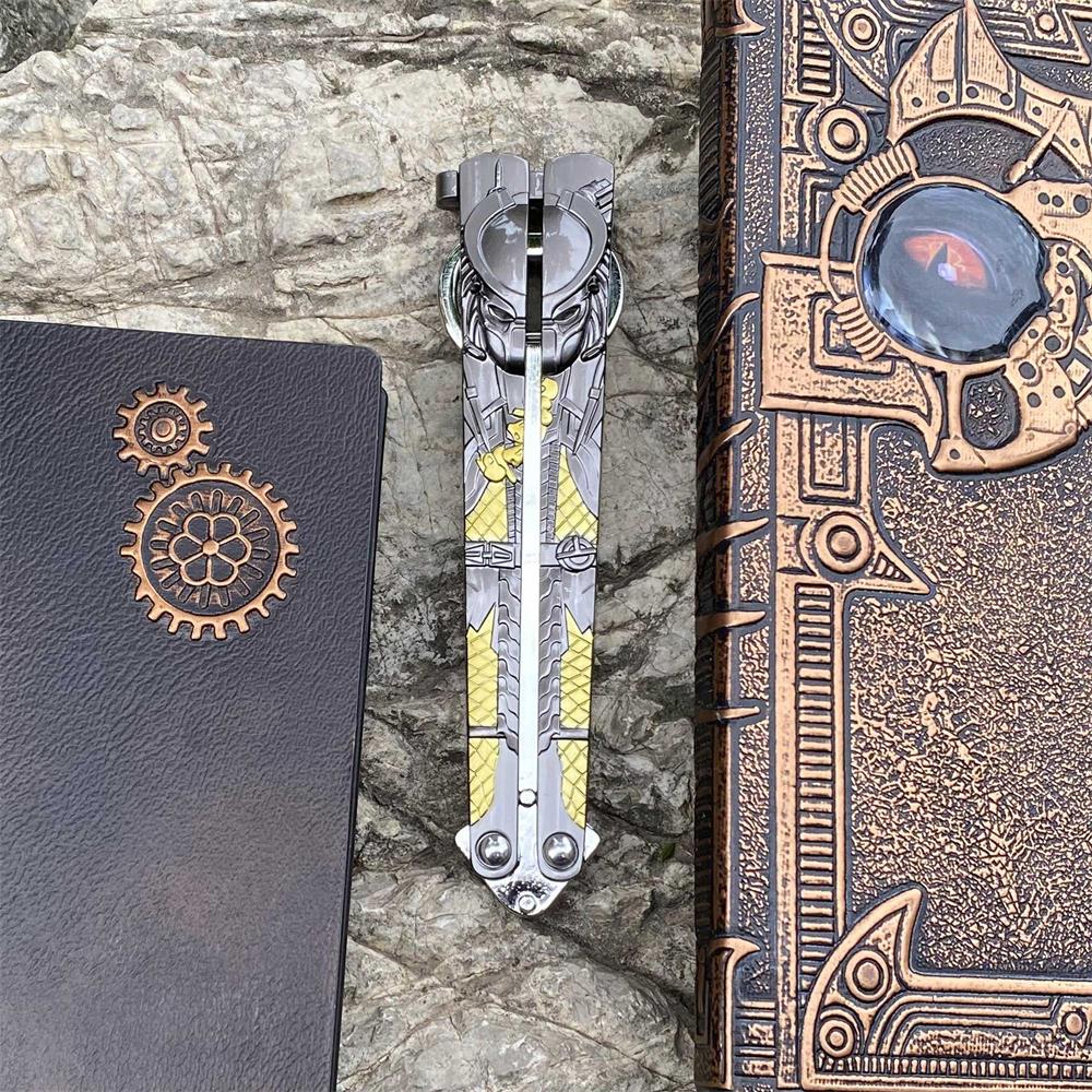 Metal Predator & Alien Balisong Bottle Opener - Tophatter Daily Deals