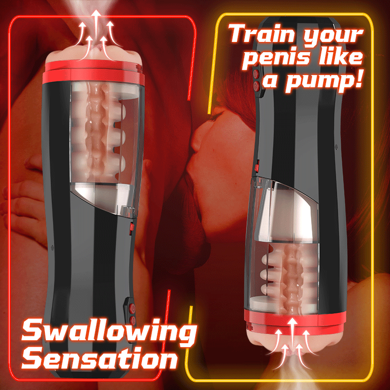 ROKA - Lifelike Vaginal Entrance Thrusting Vibrating Vocal Masturbator Stroker Masturbation Cup - Tophatter Daily Deals