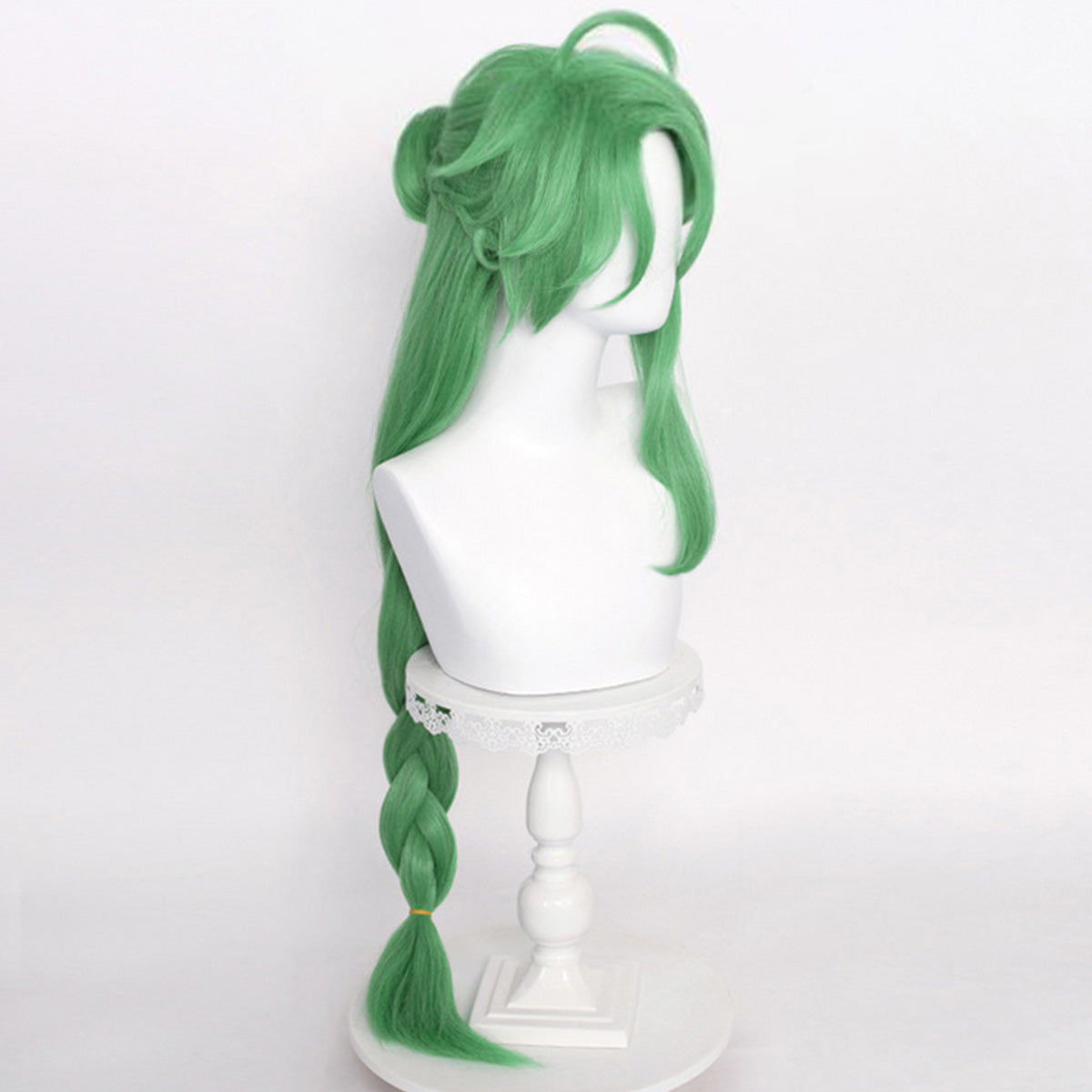 Genshin Impact Baizhu Green Cosplay Wig Prop - Tophatter Daily Deals