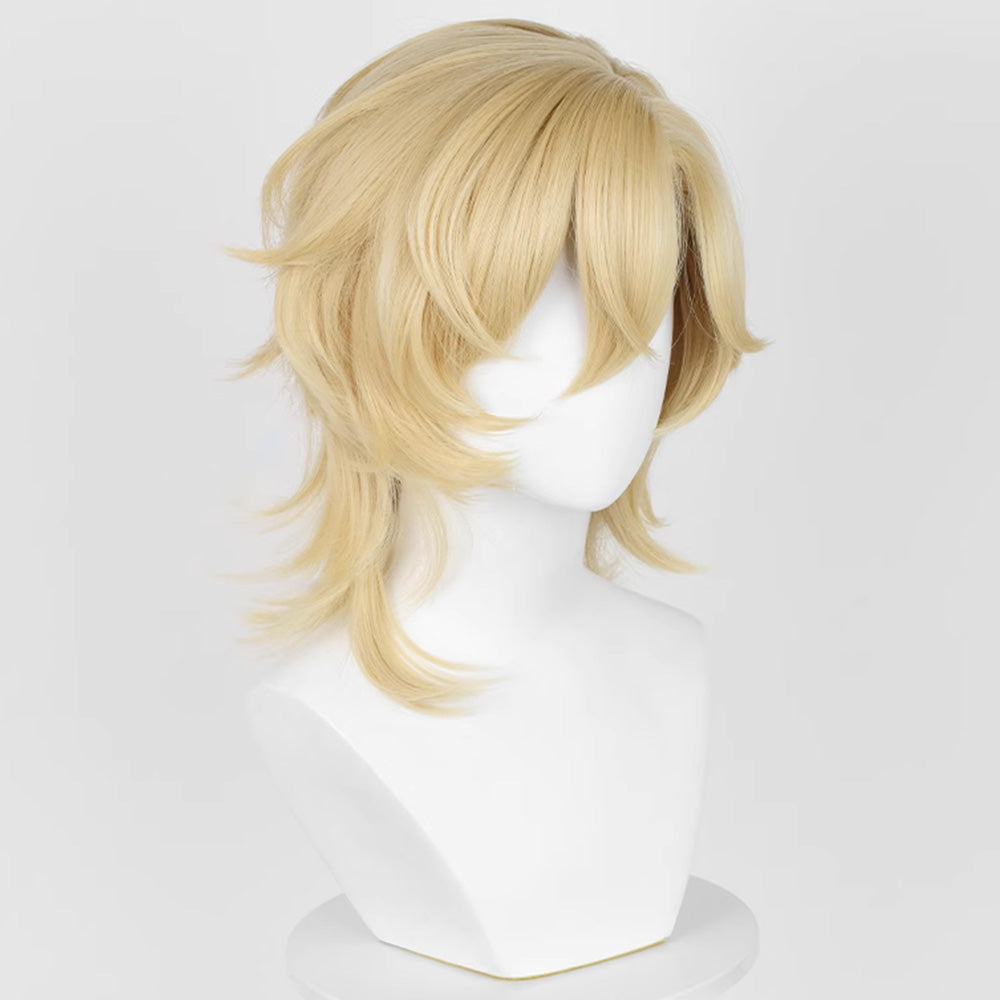 Honkai: Star Rail Aventurine Gold Cosplay Wig Wig - Tophatter Daily Deals