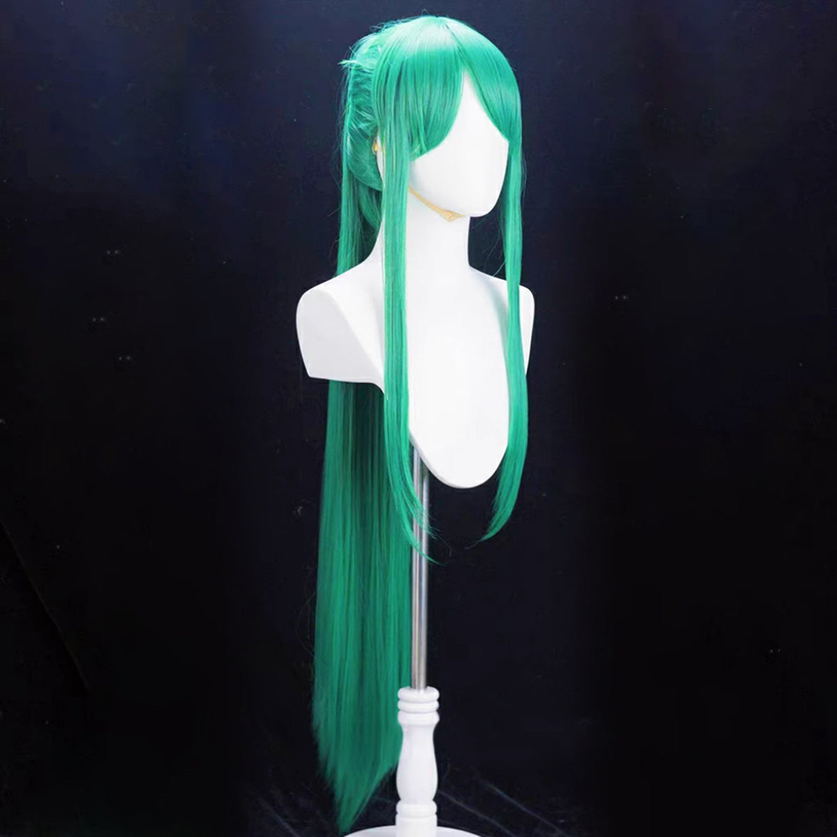 Arknights Hoshiguma High Ponytail Green Cosplay Wig Wig - Tophatter Daily Deals